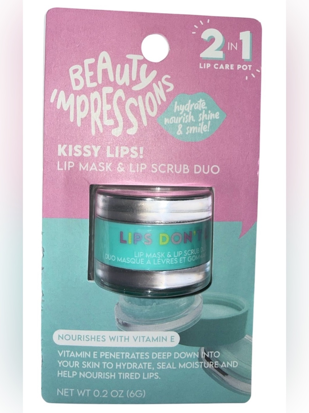 Beauty Impressions 2 in 1 Lip Care Pot